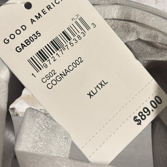 Good American NWT Classic Oval Buckle Belt in Cognac002 XL/1XL - Picture 5 of 7